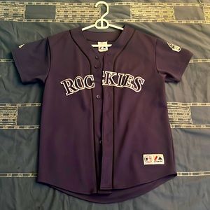 Vintage Colorado Rockies Jersey; Barmes